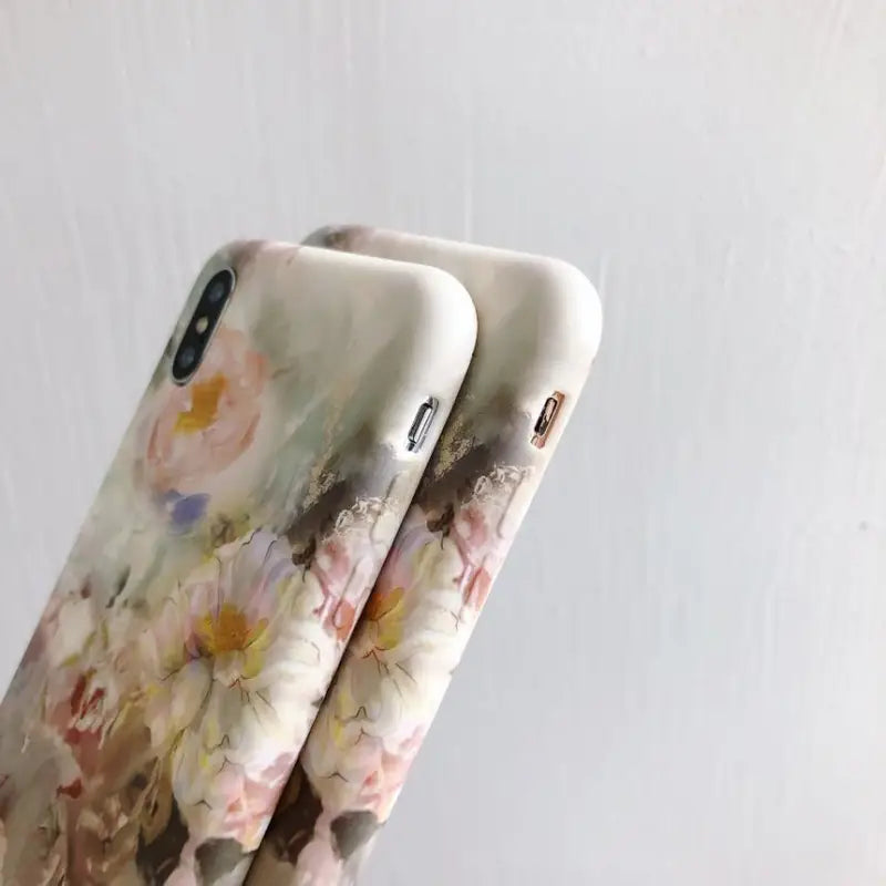 Floral Print Phone Case - iPhone 12 Pro Max / 12 Pro / 12 / 