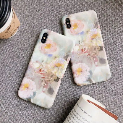 Floral Print Phone Case - iPhone 12 Pro Max / 12 Pro / 12 / 