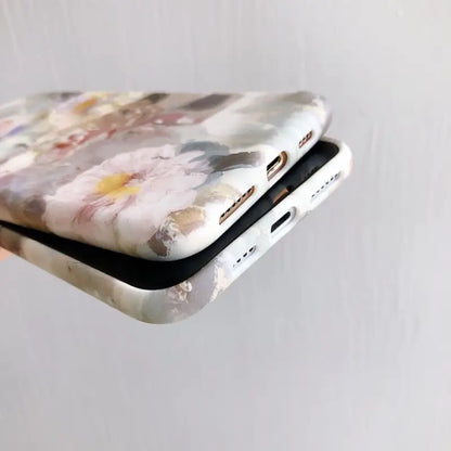 Floral Print Phone Case - iPhone 12 Pro Max / 12 Pro / 12 / 