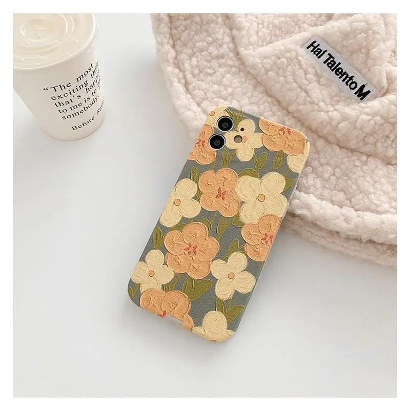 Floral Print Phone Case - iPhone 12 Pro Max / 12 Pro / 12 / 