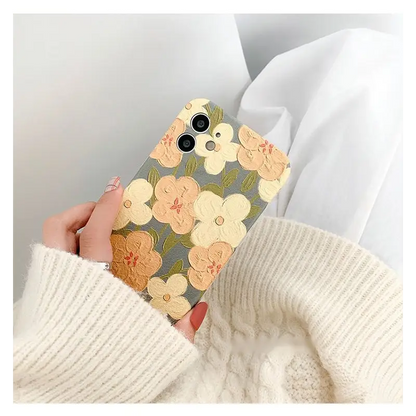 Floral Print Phone Case - iPhone 12 Pro Max / 12 Pro / 12 / 