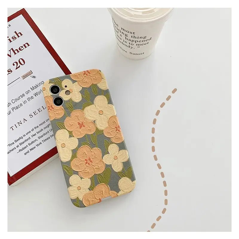 Floral Print Phone Case - iPhone 12 Pro Max / 12 Pro / 12 / 