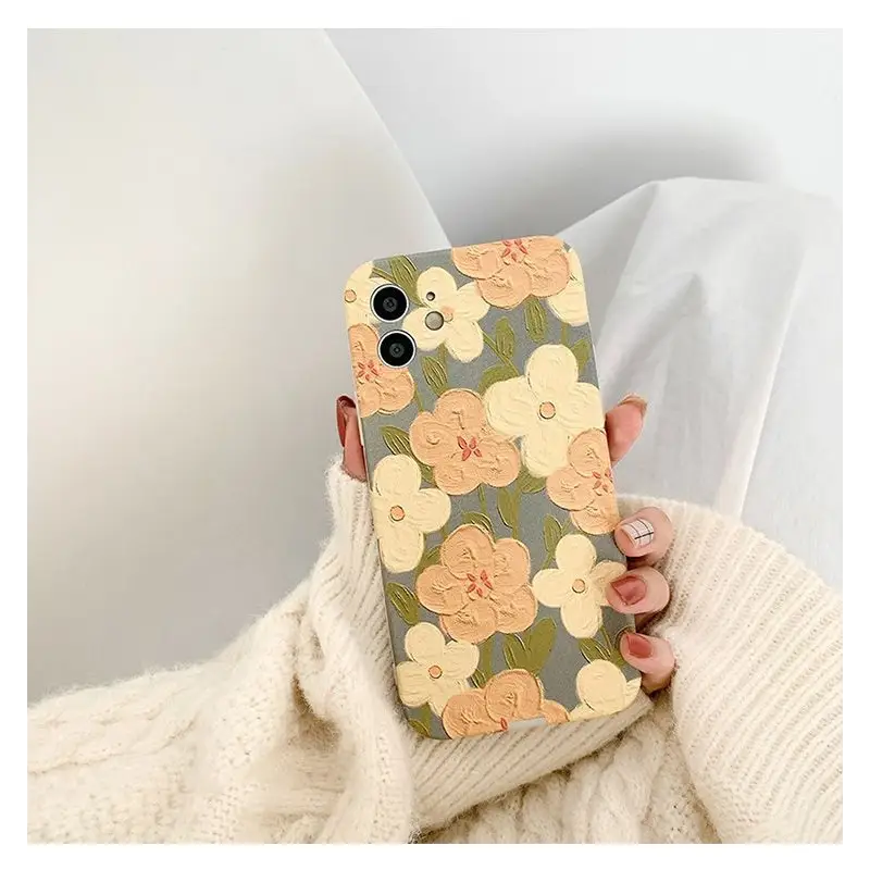 Floral Print Phone Case - iPhone 12 Pro Max / 12 Pro / 12 / 