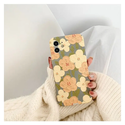 Floral Print Phone Case - iPhone 12 Pro Max / 12 Pro / 12 / 