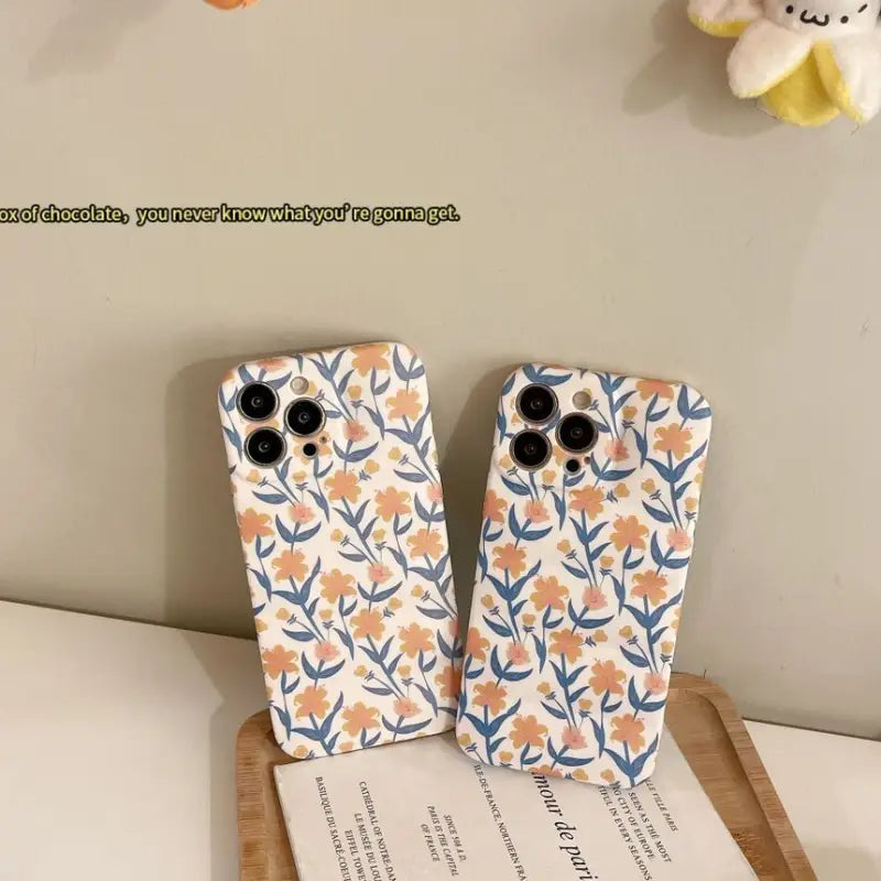 Floral Print Phone Case - iPhone 13 Pro Max / 13 Pro / 13 / 