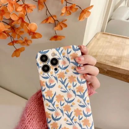 Floral Print Phone Case - iPhone 13 Pro Max / 13 Pro / 13 / 