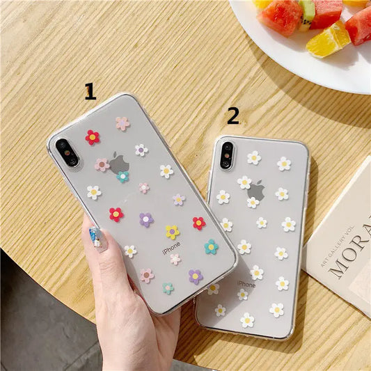 Floral Printed iPhone 11/ 11 Pro / 11 Pro Max/ XS MAX / XR / XS / X / 8 Plus / 8 / 7 Plus / 7 / 6S Plus / 6S-1