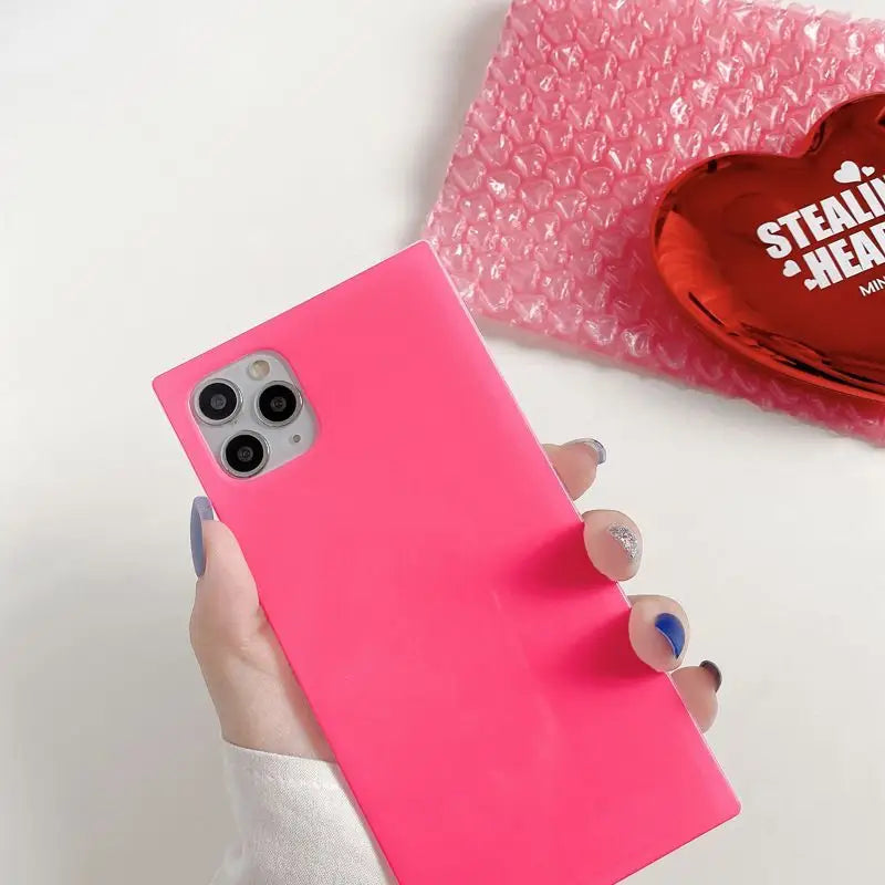 Florescent Phone Case - iPhone 12 Pro Max / 12 Pro / 12 / 12 mini / 11 Pro Max / 11 Pro / 11 / SE / XS Max / XS / XR / X / SE 2 / 8 / 8 Plus / 7 / 7 Plus-8