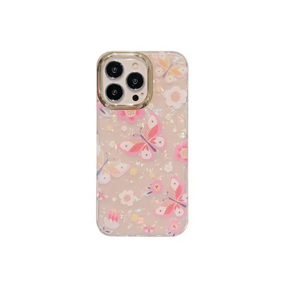 Flower Butterfly Phone Case - Iphone 7 / 7 Plus / 8 / 8 Plus