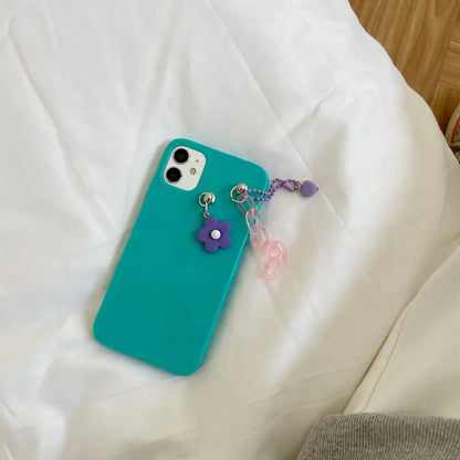 Flower Chain Pure Color iPhone Case BP213 - iphone case