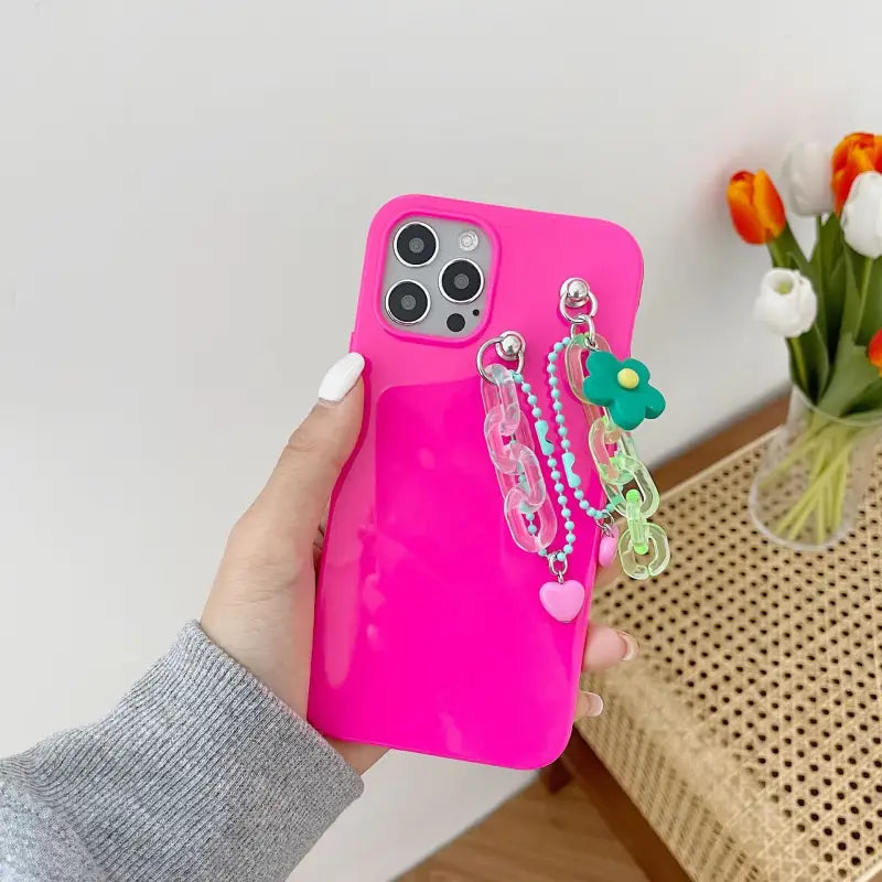 Flower Chain Pure Color iPhone Case BP213 - iphone case