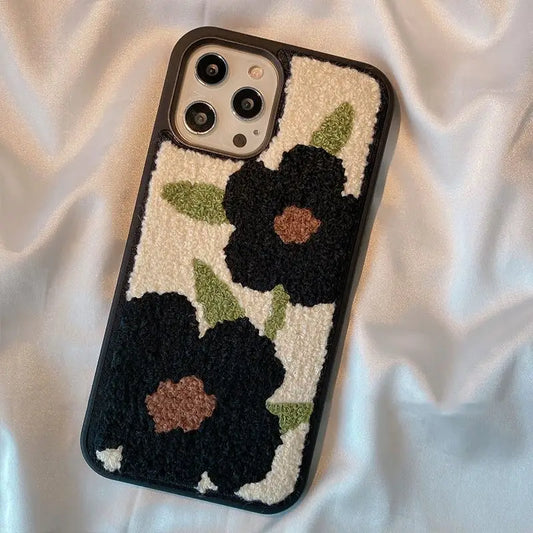 Flower Chenille Phone Case - iPhone 13 Pro Max / 13 Pro / 13