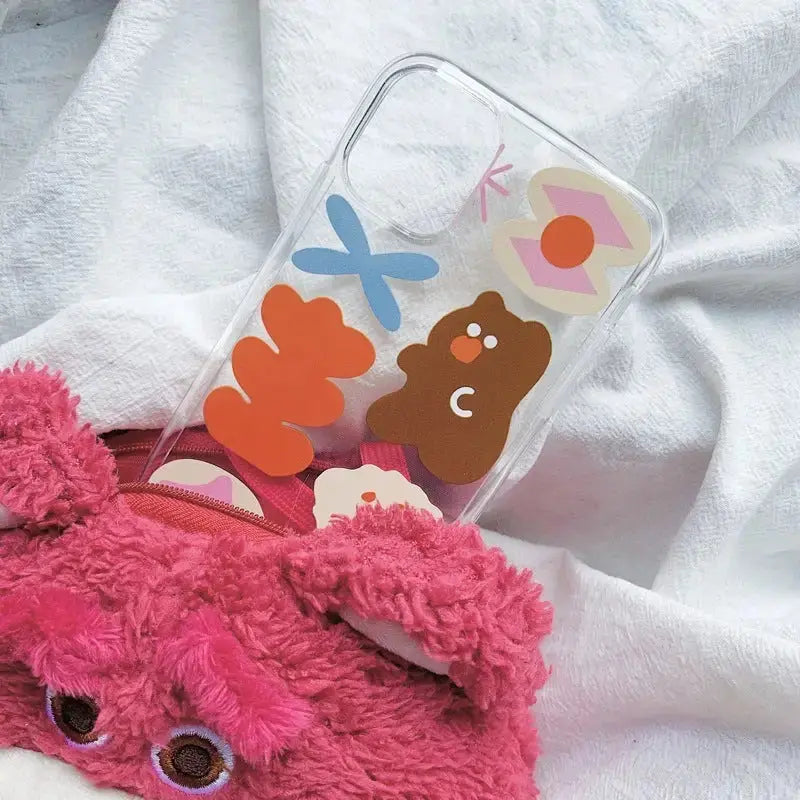 Flower Cooking Bear iPhone Case BP007 - iphone case