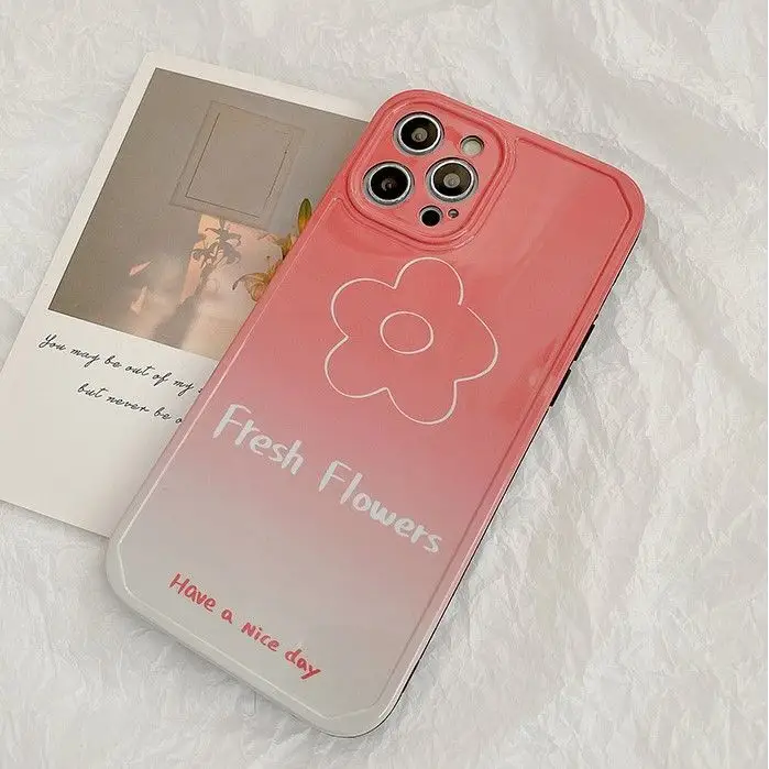 Flower Gradient Phone Case - iPhone 12 Pro Max / 12 Pro / 12