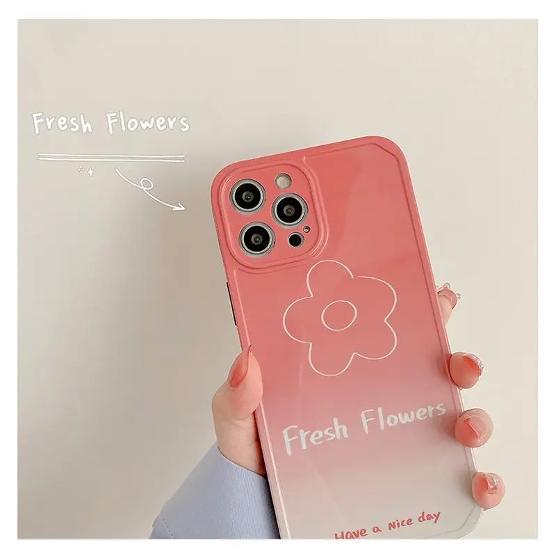 Flower Gradient Phone Case - iPhone 12 Pro Max / 12 Pro / 12