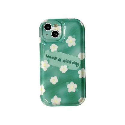 Flower Lettering Phone Case - iPhone 13 Pro Max / 13 Pro / 