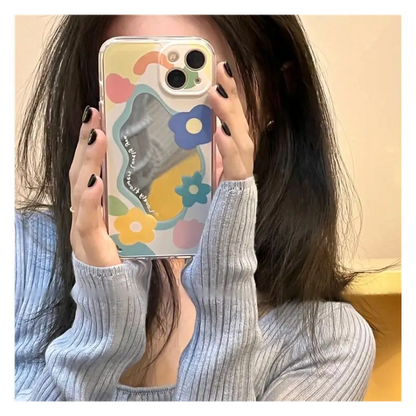 Flower Mirrored Phone Case - iPhone 13 / 13 Pro / 13 Pro Max