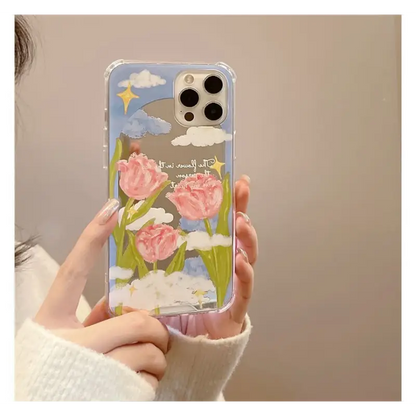 Flower Mirrored Phone Case - iPhone 13 Pro Max / 13 Pro / 13