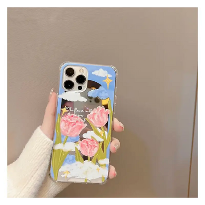 Flower Mirrored Phone Case - iPhone 13 Pro Max / 13 Pro / 13