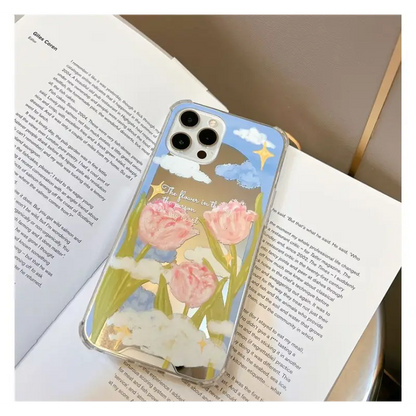 Flower Mirrored Phone Case - iPhone 13 Pro Max / 13 Pro / 13