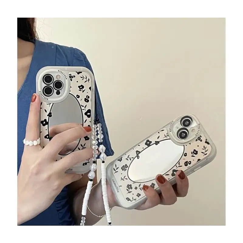 Flower Mirrored Phone Case - iPhone 13 Pro Max / 13 Pro / 13