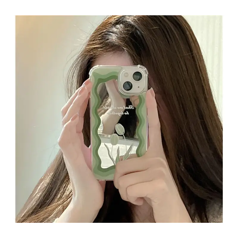 Flower Mirrored Phone Case - Iphone 7 / 7 Plus / 8 / 8 Plus 