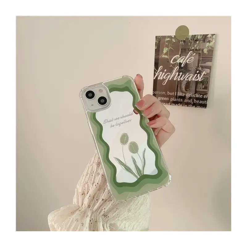Flower Mirrored Phone Case - Iphone 7 / 7 Plus / 8 / 8 Plus 