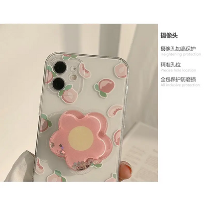 Flower Peaches iPhone Case W019 - iphone case