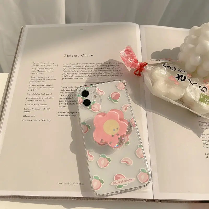 Flower Peaches iPhone Case W019 - iphone case
