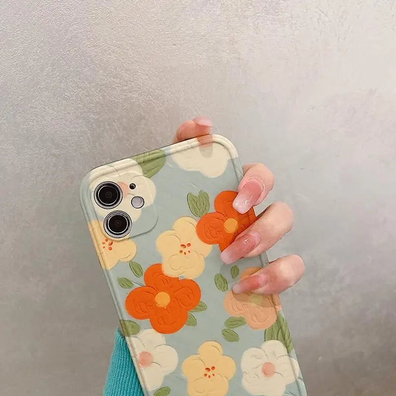 Flower Phone Case - iPhone 12 Pro Max / 12 Pro / 12 / 12 
