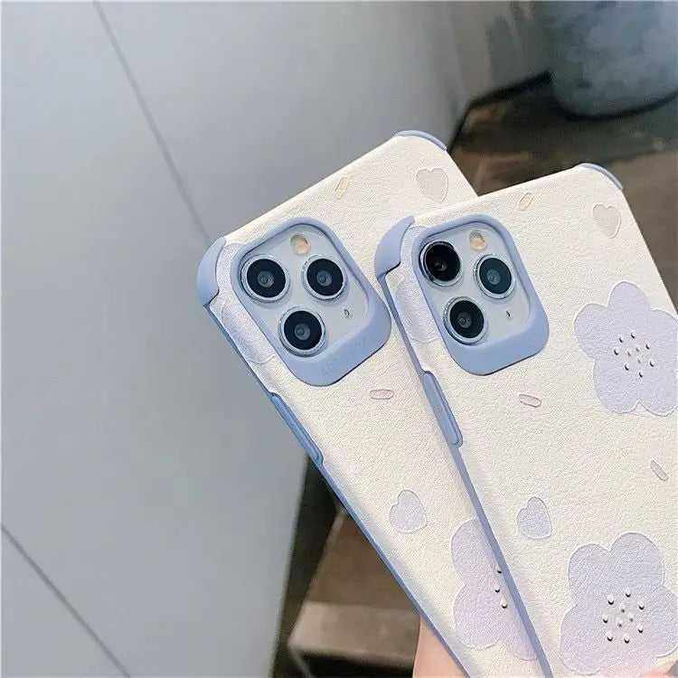 Flower Phone Case - iPhone 13 Pro Max / 13 Pro / 13 / 12 Pro Max / 12 Pro / 12 / 11 Pro Max / 11 Pro / 11 / XS Max / XR / XS / X / 8 Plus / 7 Plus / 8 / 7-2