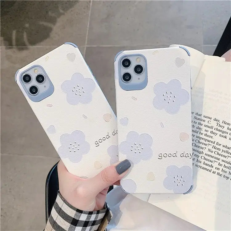 Flower Phone Case - iPhone 13 Pro Max / 13 Pro / 13 / 12 Pro Max / 12 Pro / 12 / 11 Pro Max / 11 Pro / 11 / XS Max / XR / XS / X / 8 Plus / 7 Plus / 8 / 7-9