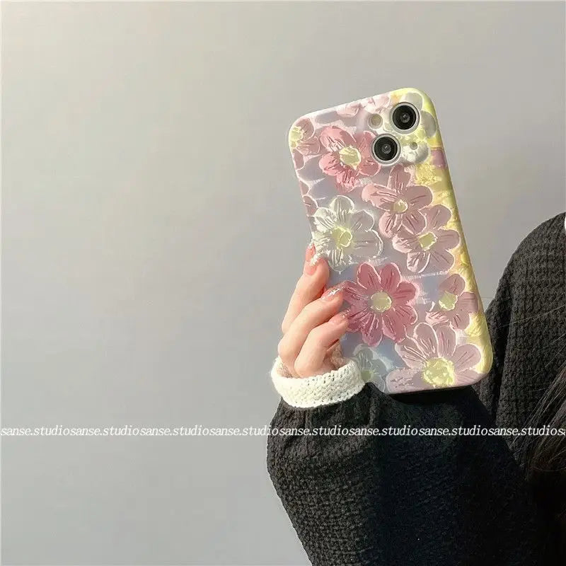 Flower Phone Case - iPhone 13 13 Pro 13 Pro Max 12 12 Pro 12