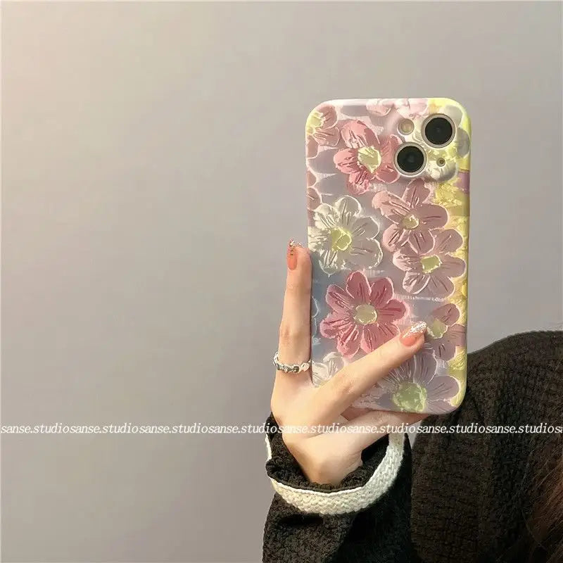 Flower Phone Case - iPhone 13 13 Pro 13 Pro Max 12 12 Pro 12