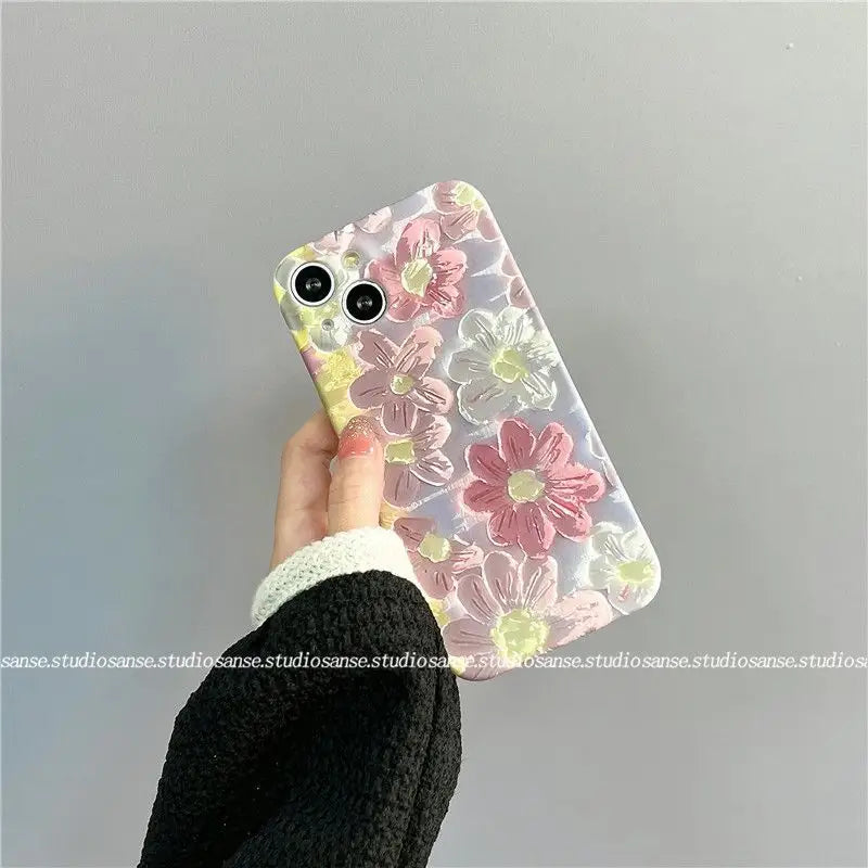 Flower Phone Case - iPhone 13 13 Pro 13 Pro Max 12 12 Pro 12