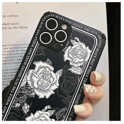 Flower Phone Case - iPhone 13 Pro Max / 13 Pro / 13 / 13 mini / 12 Pro Max / 12 Pro / 12 / 12 mini / 11 Pro Max / 11 Pro / 11 / SE / XS Max / XS / XR / X / SE 2 / 8 / 8 Plus / 7 / 7 Plus-3