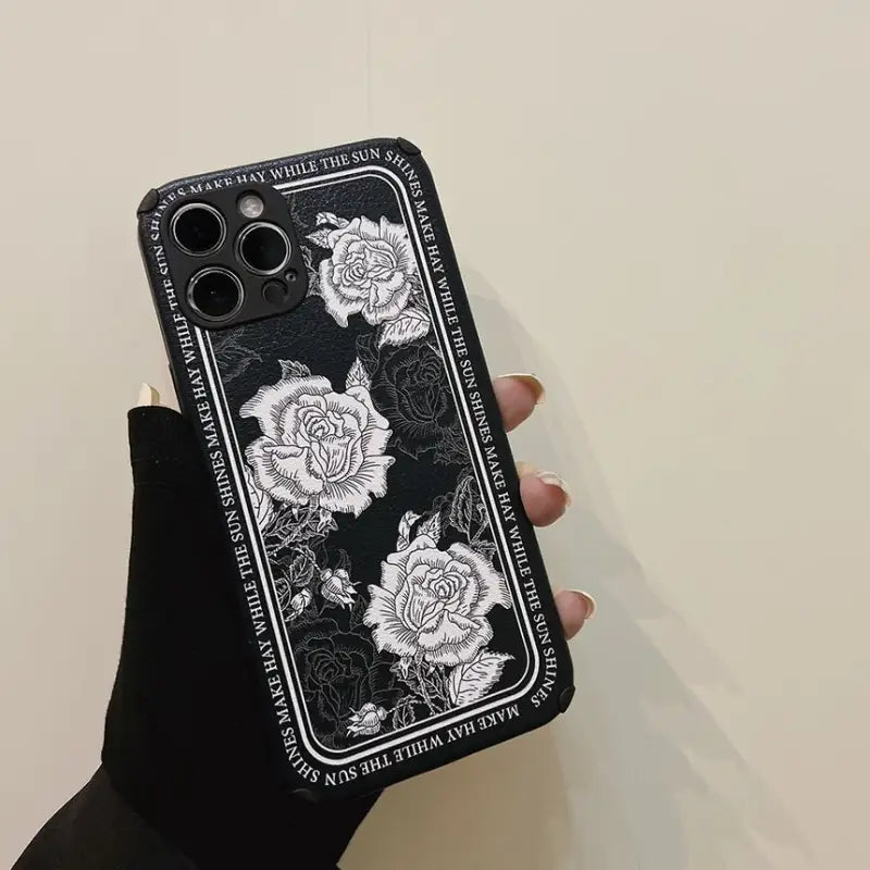 Flower Phone Case - iPhone 13 Pro Max / 13 Pro / 13 / 13 mini / 12 Pro Max / 12 Pro / 12 / 12 mini / 11 Pro Max / 11 Pro / 11 / SE / XS Max / XS / XR / X / SE 2 / 8 / 8 Plus / 7 / 7 Plus-7