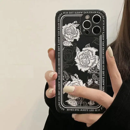 Flower Phone Case - iPhone 13 Pro Max / 13 Pro / 13 / 13 mini / 12 Pro Max / 12 Pro / 12 / 12 mini / 11 Pro Max / 11 Pro / 11 / SE / XS Max / XS / XR / X / SE 2 / 8 / 8 Plus / 7 / 7 Plus-8