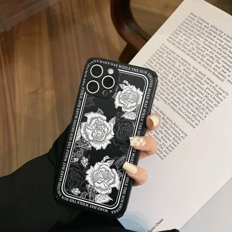 Flower Phone Case - iPhone 13 Pro Max / 13 Pro / 13 / 13 mini / 12 Pro Max / 12 Pro / 12 / 12 mini / 11 Pro Max / 11 Pro / 11 / SE / XS Max / XS / XR / X / SE 2 / 8 / 8 Plus / 7 / 7 Plus-6