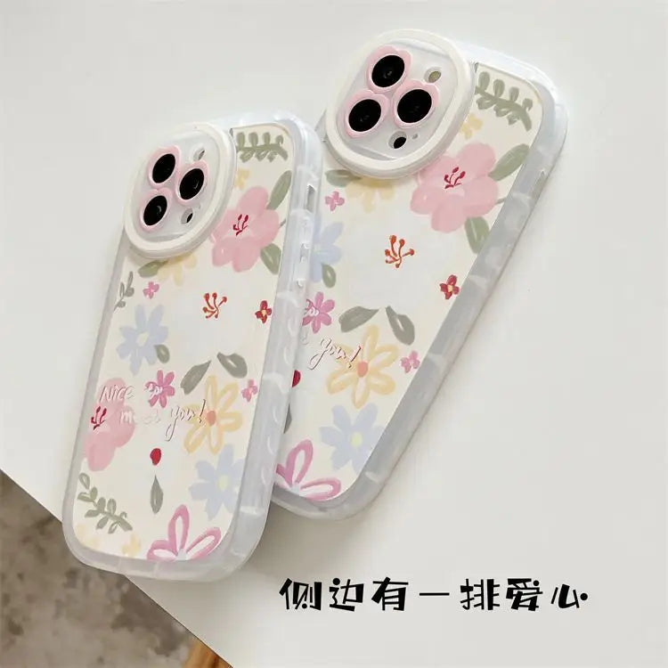 Flower Phone Case - iPhone 13 Pro Max / 13 Pro / 13 / 13 mini / 12 Pro Max / 12 Pro / 12 / 12 mini / 11 Pro Max / 11 Pro / 11 / SE / XS Max / XS / XR / X-9