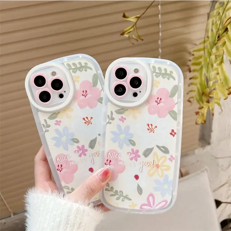 Flower Phone Case - iPhone 13 Pro Max / 13 Pro / 13 / 13 mini / 12 Pro Max / 12 Pro / 12 / 12 mini / 11 Pro Max / 11 Pro / 11 / SE / XS Max / XS / XR / X-2