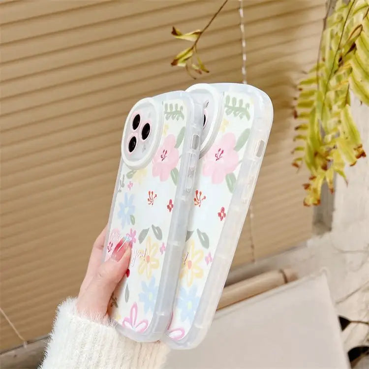 Flower Phone Case - iPhone 13 Pro Max / 13 Pro / 13 / 13 mini / 12 Pro Max / 12 Pro / 12 / 12 mini / 11 Pro Max / 11 Pro / 11 / SE / XS Max / XS / XR / X-8