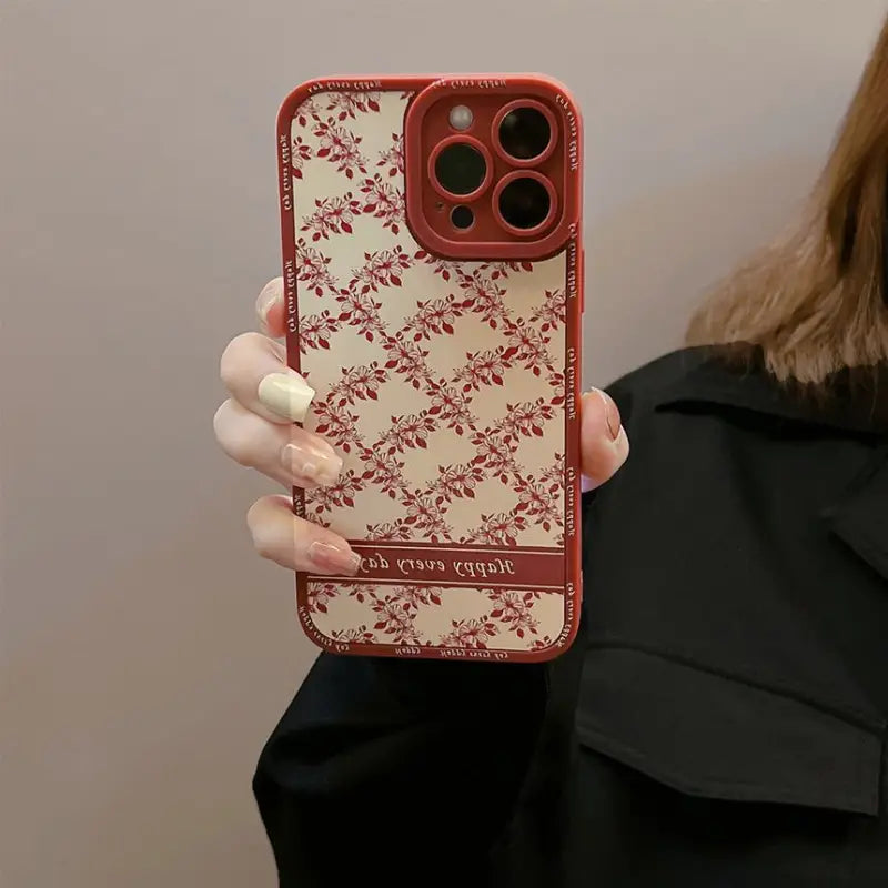 Flower Phone Case - iPhone 7 / 8 / SE / 7 Plus / 8 Plus / X / XS / XS Max / XR / 11 / 11 Pro / 11 Pro Max / 12 mini / 12 / 12 Pro / 12 Pro Max / 13 mini / 13 / 13 Pro / 13 Pro Max-7