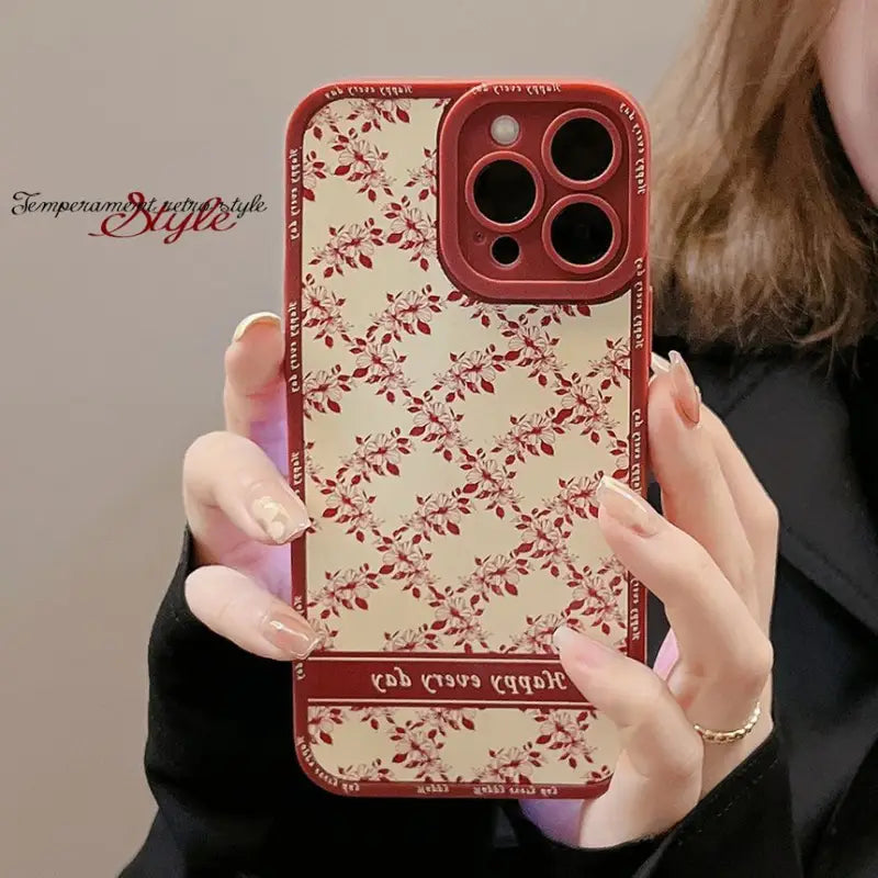 Flower Phone Case - iPhone 7 / 8 / SE / 7 Plus / 8 Plus / X / XS / XS Max / XR / 11 / 11 Pro / 11 Pro Max / 12 mini / 12 / 12 Pro / 12 Pro Max / 13 mini / 13 / 13 Pro / 13 Pro Max-4