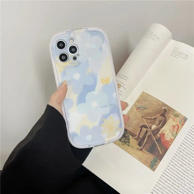 Flower Phone Case with Foldable Stand - iPhone 13 Pro Max / 