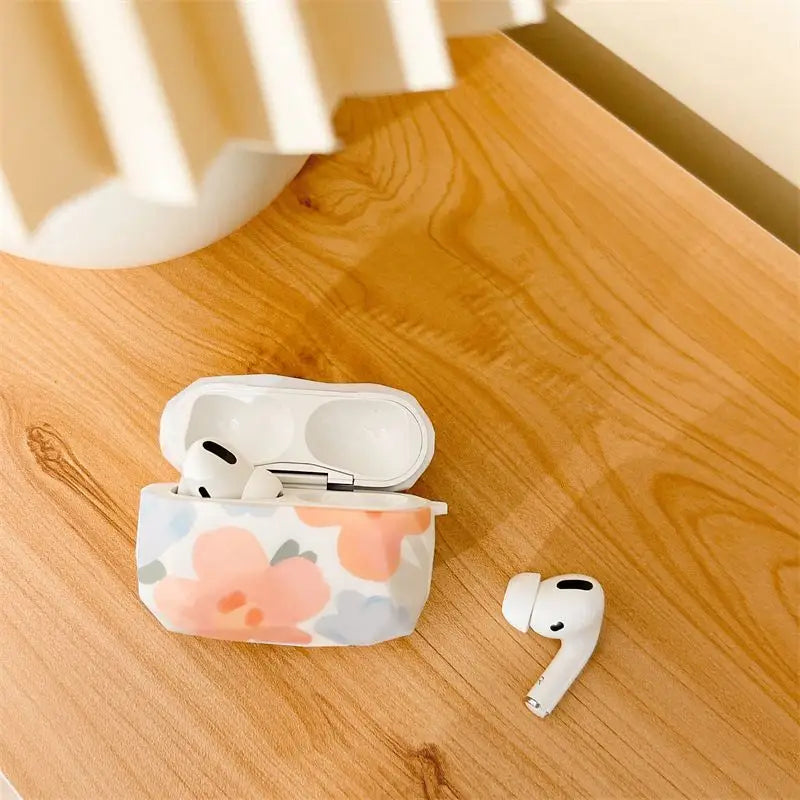 Flower Print AirPods / AirPods Pro Earphone Case Skin B337 -