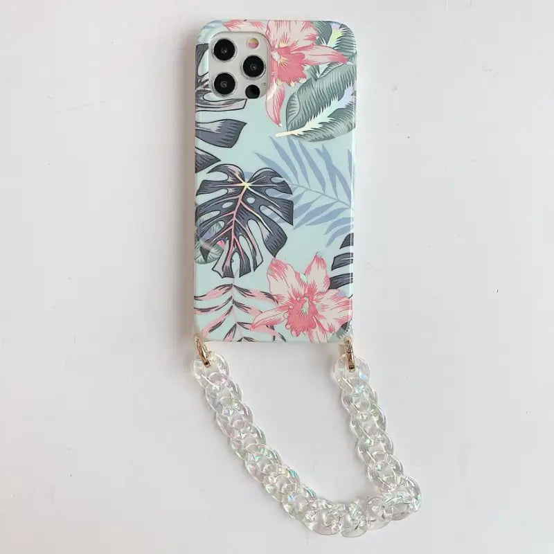 Flower Print Phone Case - iPhone 7 / 7 Plus / 8 / 8 Plus / X / XS / XS Max / XR / 11 / 11 Pro / 11 Pro Max / 12 / 12 Pro / 12 Pro Max-22