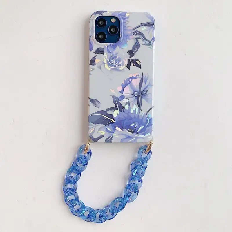 Flower Print Phone Case - iPhone 7 / 7 Plus / 8 / 8 Plus / X / XS / XS Max / XR / 11 / 11 Pro / 11 Pro Max / 12 / 12 Pro / 12 Pro Max-19