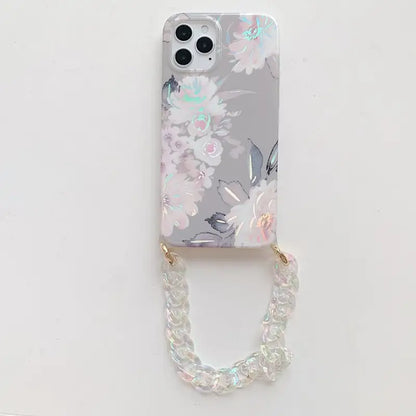 Flower Print Phone Case - iPhone 7 / 7 Plus / 8 / 8 Plus / X / XS / XS Max / XR / 11 / 11 Pro / 11 Pro Max / 12 / 12 Pro / 12 Pro Max-20