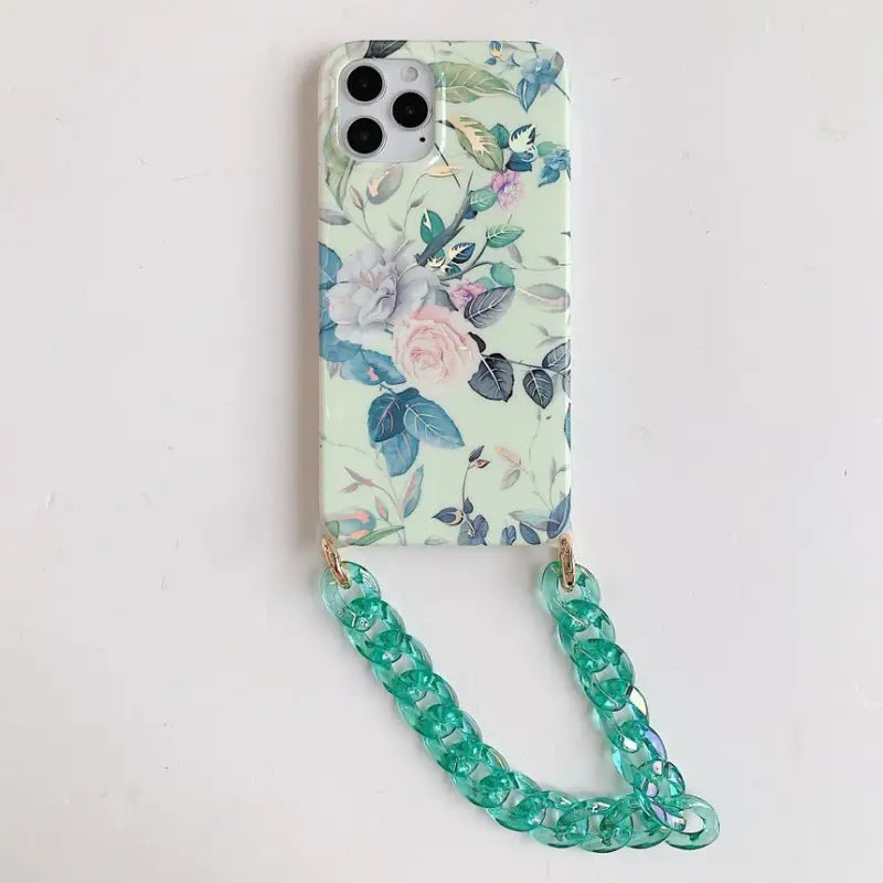 Flower Print Phone Case - iPhone 7 / 7 Plus / 8 / 8 Plus / X / XS / XS Max / XR / 11 / 11 Pro / 11 Pro Max / 12 / 12 Pro / 12 Pro Max-21